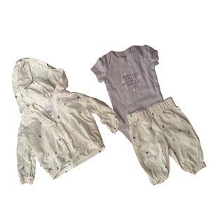 Carter's Soft Purple Baby Bodysuit